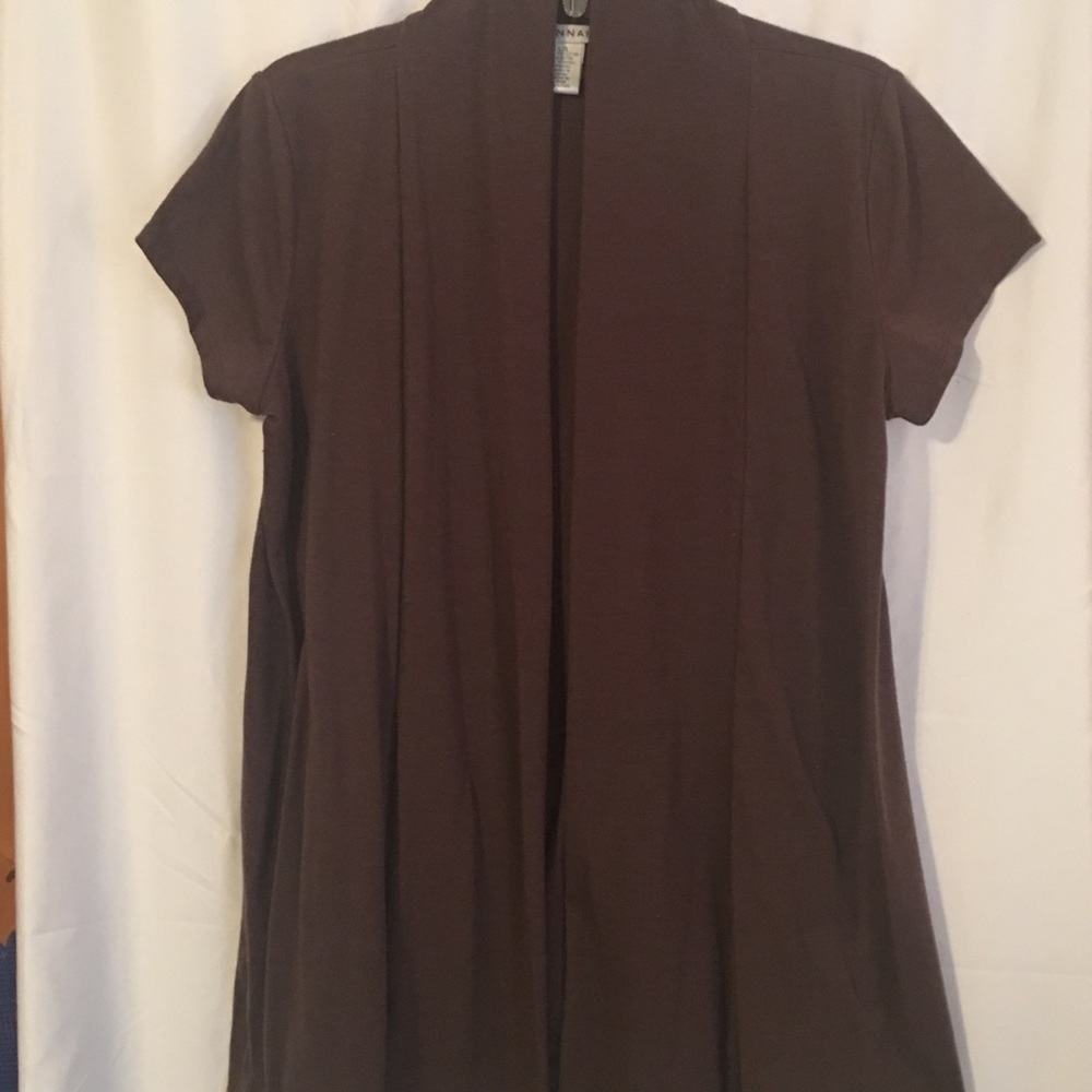 Brown jacket vest